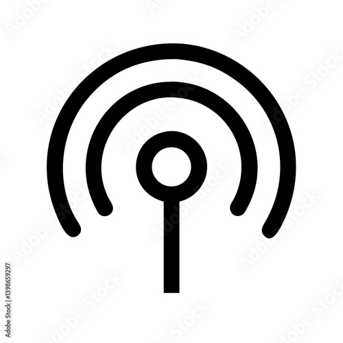 signal alt   vector flat icon