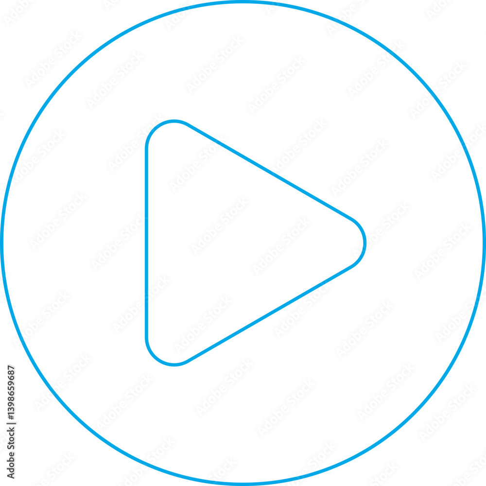 Play single vector illustration icon Play single vector illustration icon