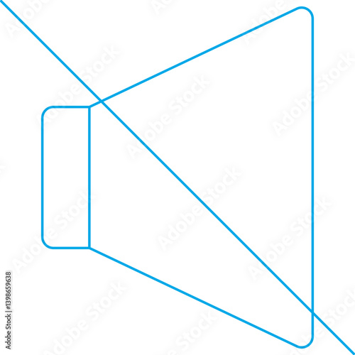Mute single vector illustration icon