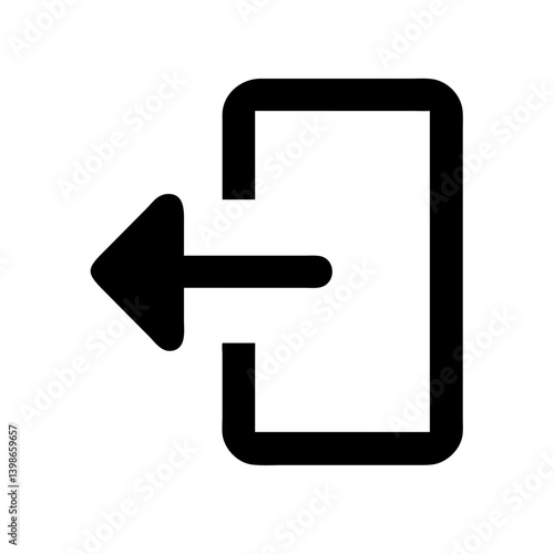 sign out alt  vector flat icon