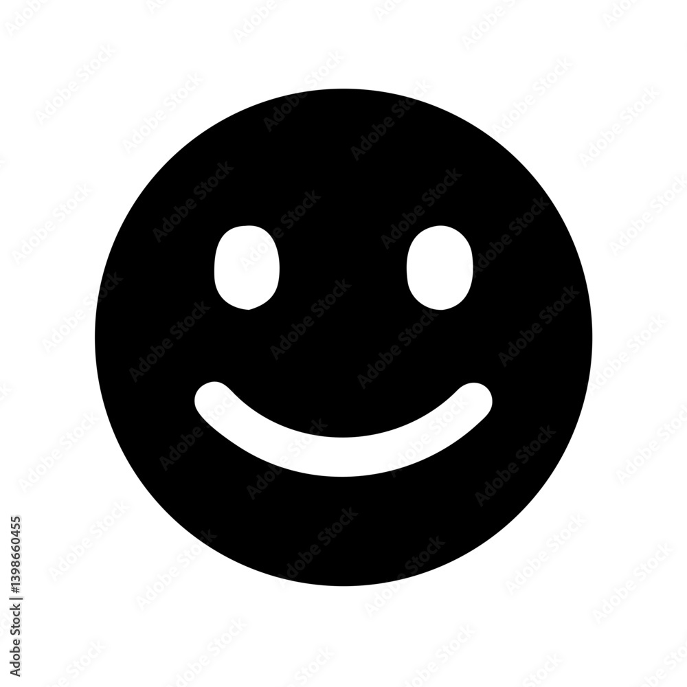 smile beam glyph vector flat icon smile beam glyph vector flat icon