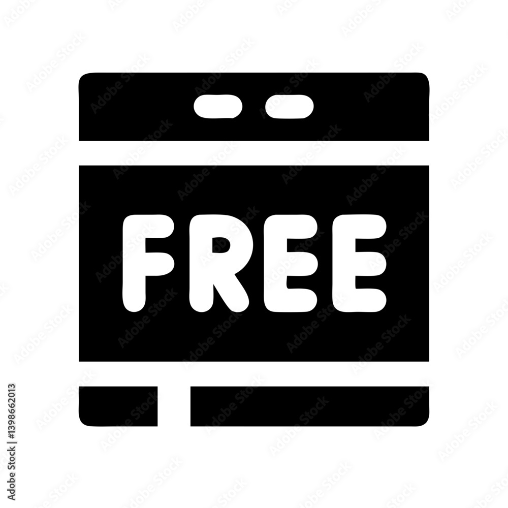 star free interface icon glyph vector flat icon star free interface icon glyph vector flat icon