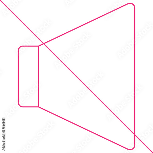 Mute single vector illustration icon