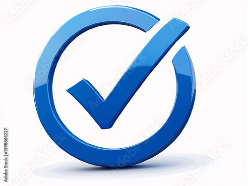 blue check mark icon