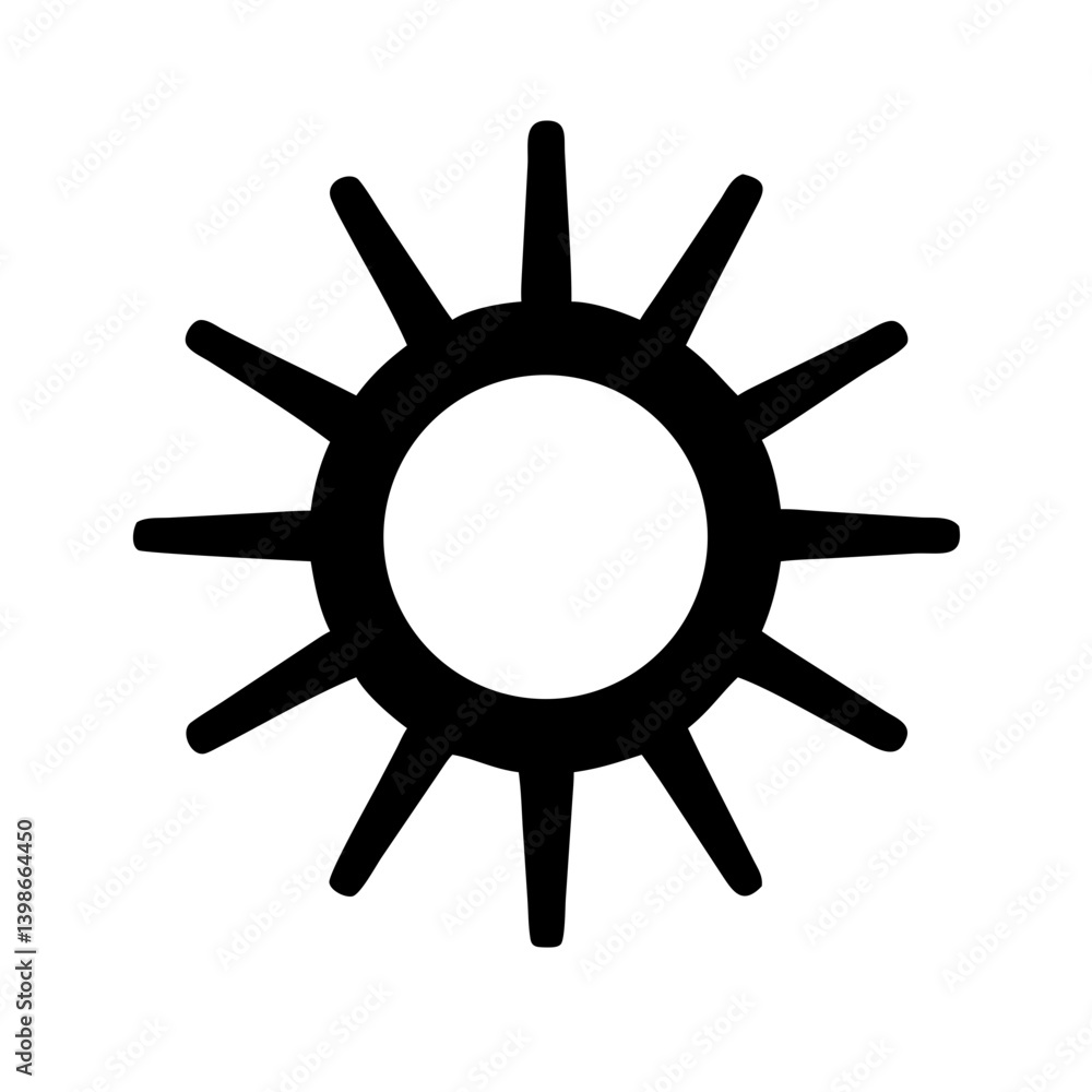 sun vector flat icon sun vector flat icon