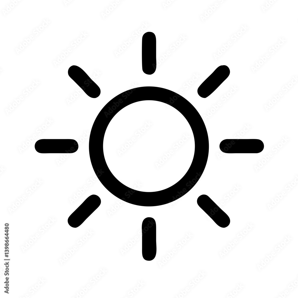 sun vector flat icon sun vector flat icon