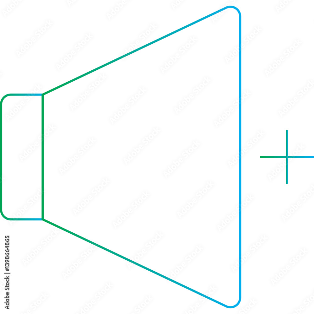 Volume Up single vector illustration icon Volume Up single vector illustration icon