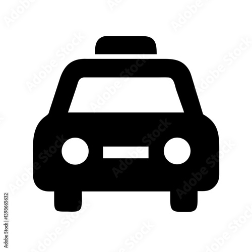 taxi  vector flat icon