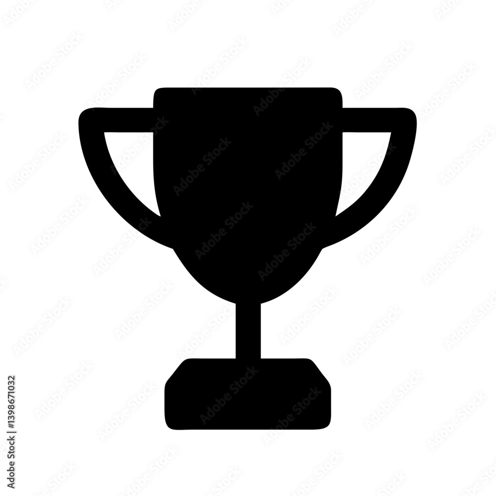 trophy vector flat icon trophy vector flat icon