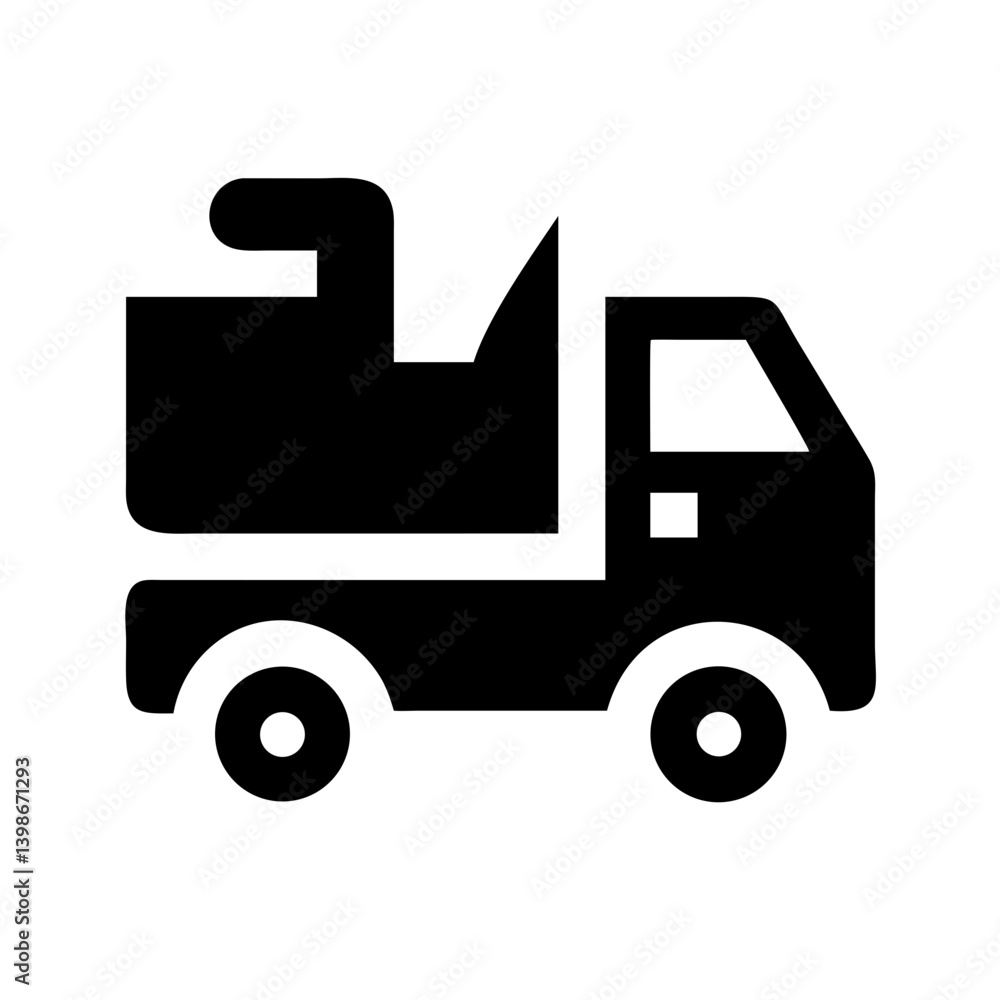 truck loading vector flat icon truck loading vector flat icon