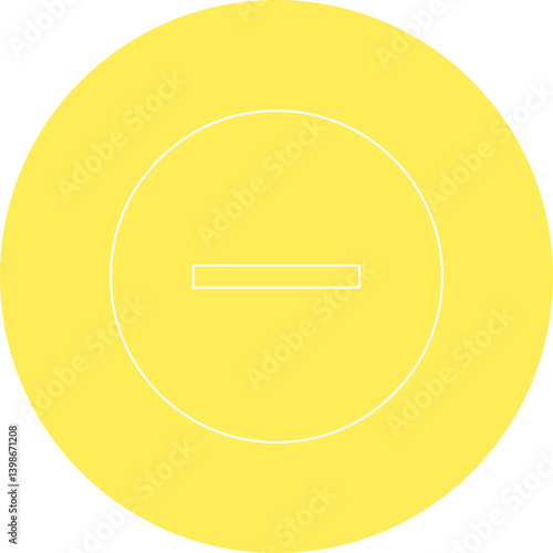 Minus single vector illustration icon
