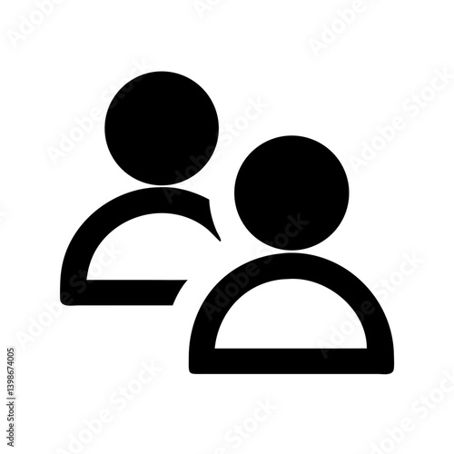 users  vector flat icon