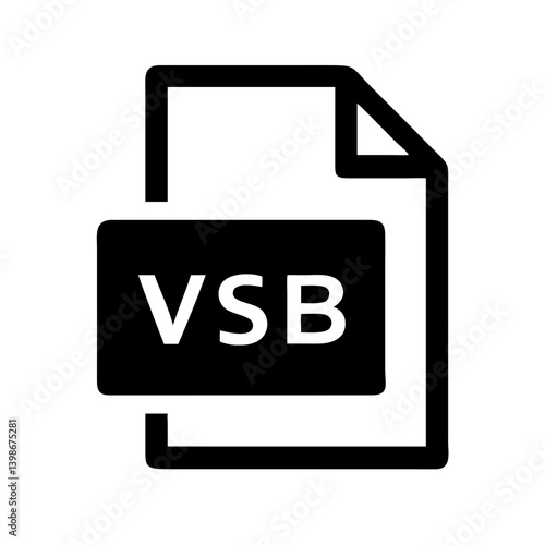 visual basic  vector flat icon
