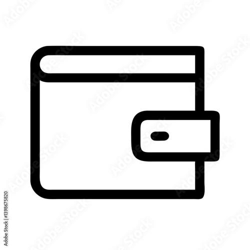 wallet  vector flat icon