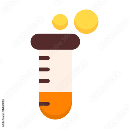 Test Tube Flat Icon