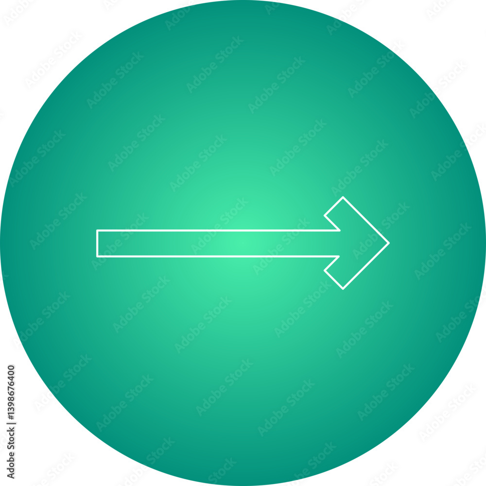 Right Arrow single vector illustration icon Right Arrow single vector illustration icon