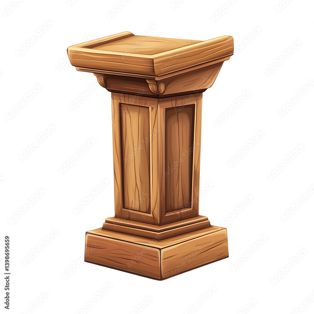 Wooden Lectern Podium Antique Style Speaker Stand Wooden Lectern Podium Antique Style Speaker Stand