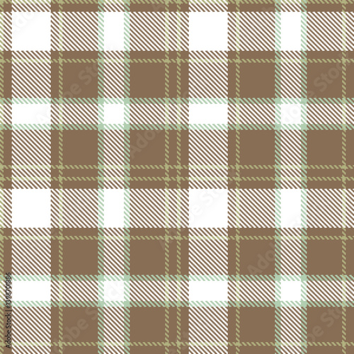 Plaid pattern seamless. Rich dark taupe & Dusky putty Tartan Textile Design. 