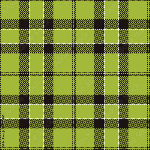 Elegant Seamless Tartan featuring Dark very dark brown and Pale snot Textile Design