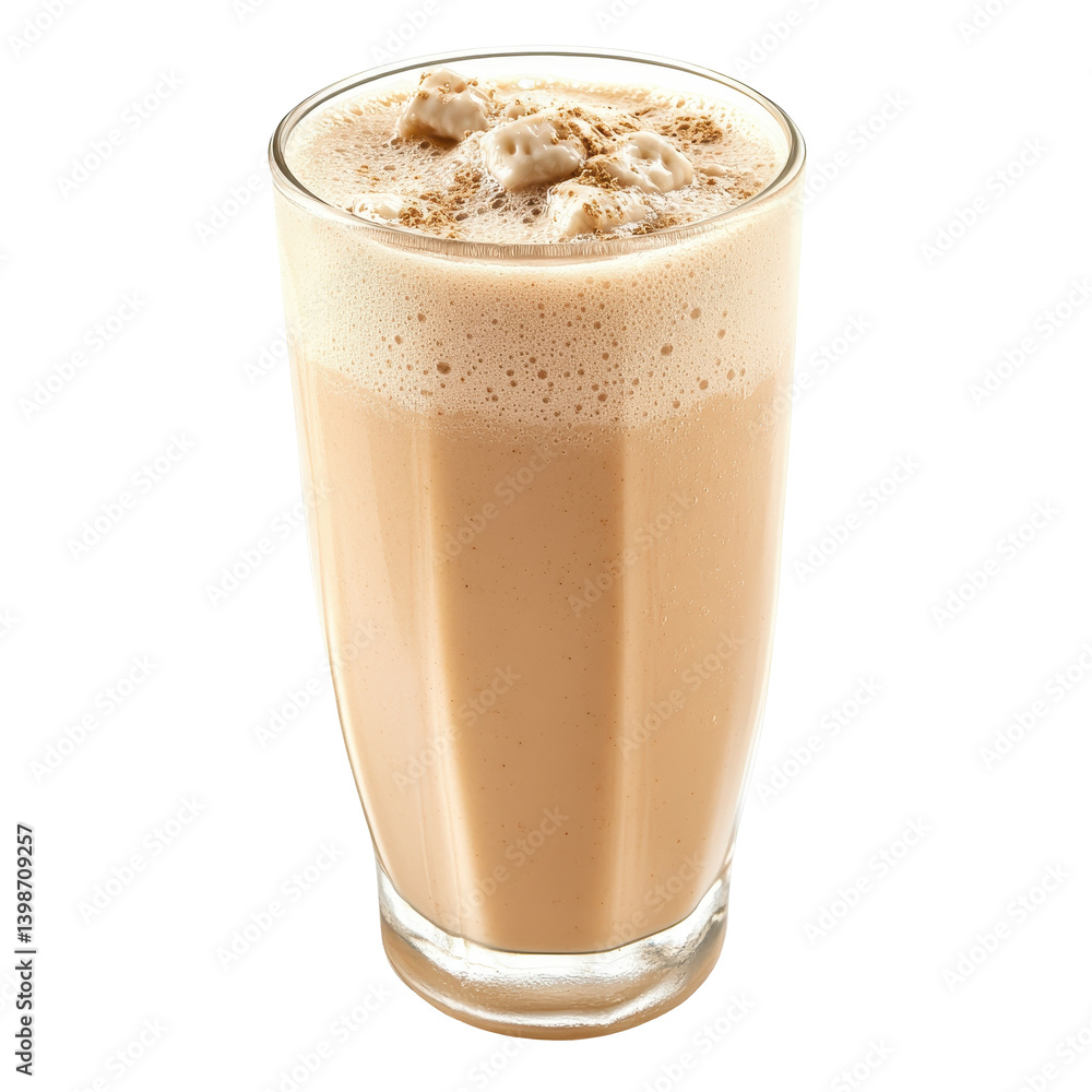 Whey Protein Smoothie isolated on white background Whey Protein Smoothie isolated on white background
