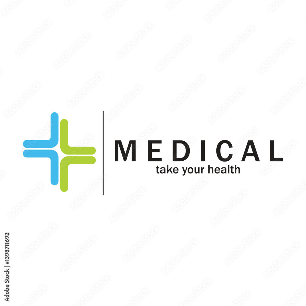Obraz premium Health Medical Logo template vector