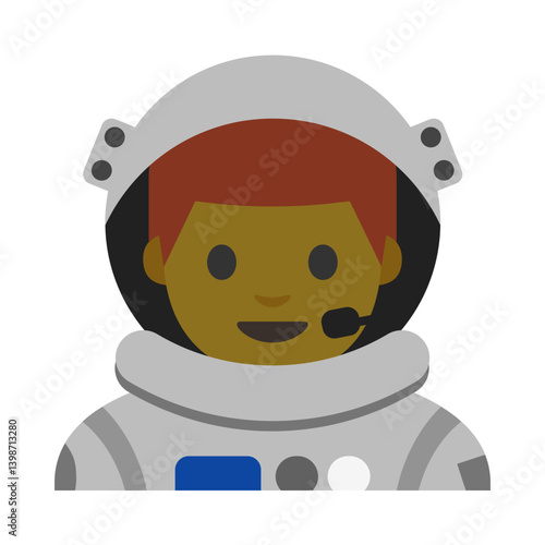 Astronaut, clipart, isolated on white background
