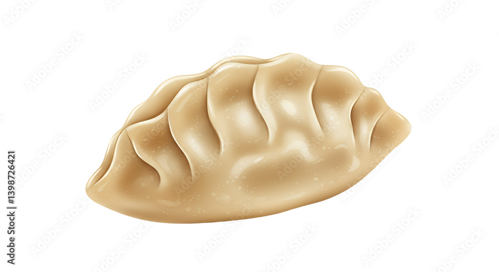 Delicious dumpling with intricate design showcasing culinary artistry and textures Delicious dumpling with intricate design showcasing culinary artistry and textures