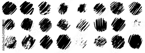 Exploration of abstract shapes in brutalist art with black and white geometric compositions