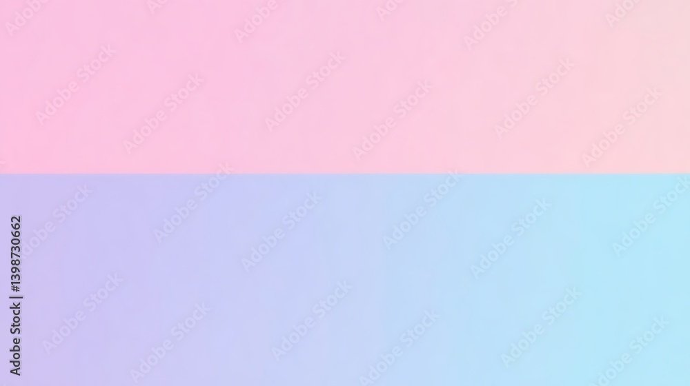 Fototapeta premium Simple abstract pastel image featuring pink and light blue colors