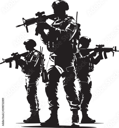 soldiers in military uniform
