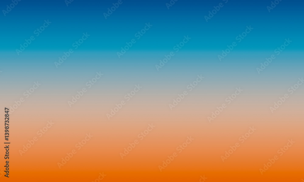 Vibrant gradient from blue to orange. Abstract background for designs, articles, or educational projects