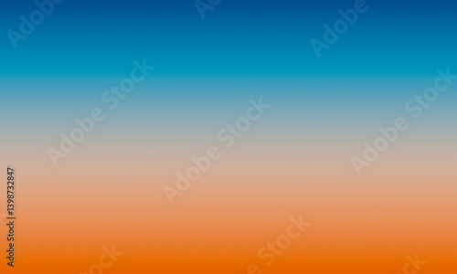 Obraz na płótnie Vibrant gradient from blue to orange. Abstract background for designs, articles, or educational projects w salonie