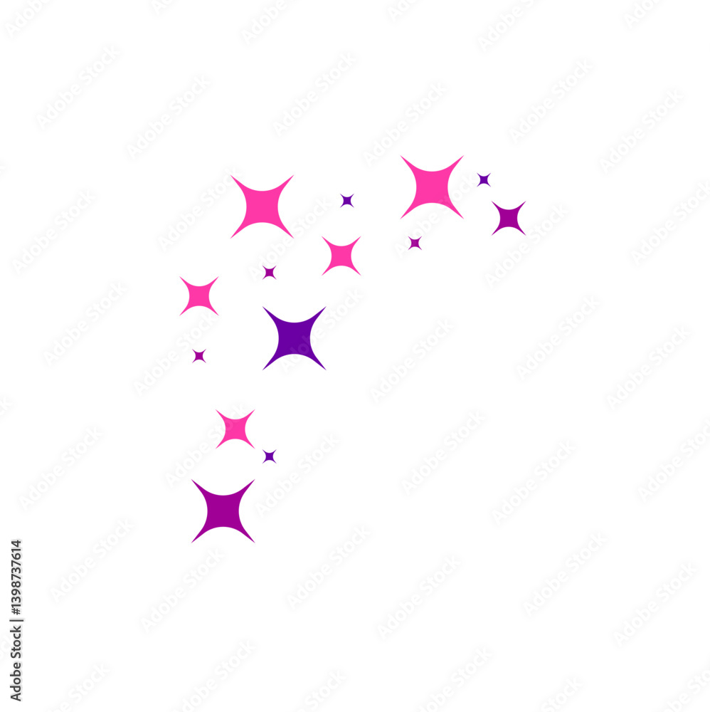 Obraz premium Happy international women day star decoration