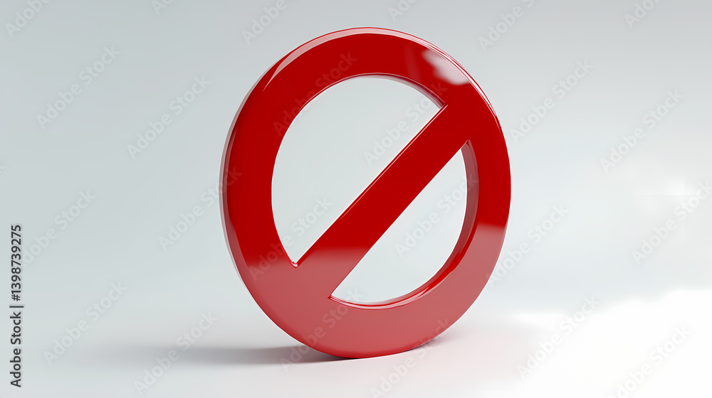 3d render of a forbidden sign not allowed. Forbidden Mark. Illustration 3d render of a forbidden sign not allowed. Forbidden Mark. Illustration