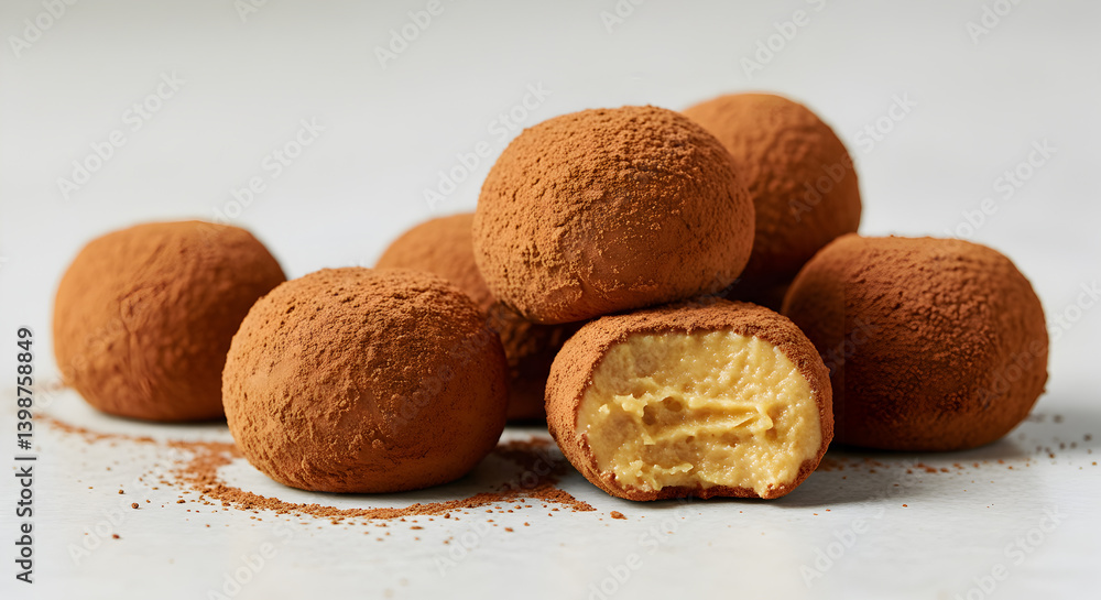 Delicious Ketofriendly Peanut Butter Fat Bombs Dusted with Cocoa Powder Delicious Ketofriendly Peanut Butter Fat Bombs Dusted with Cocoa Powder