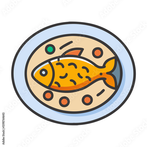  Illustration of Bhetki Macher Paturi