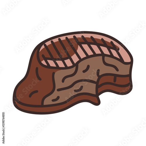  Bison Brisket Illustration