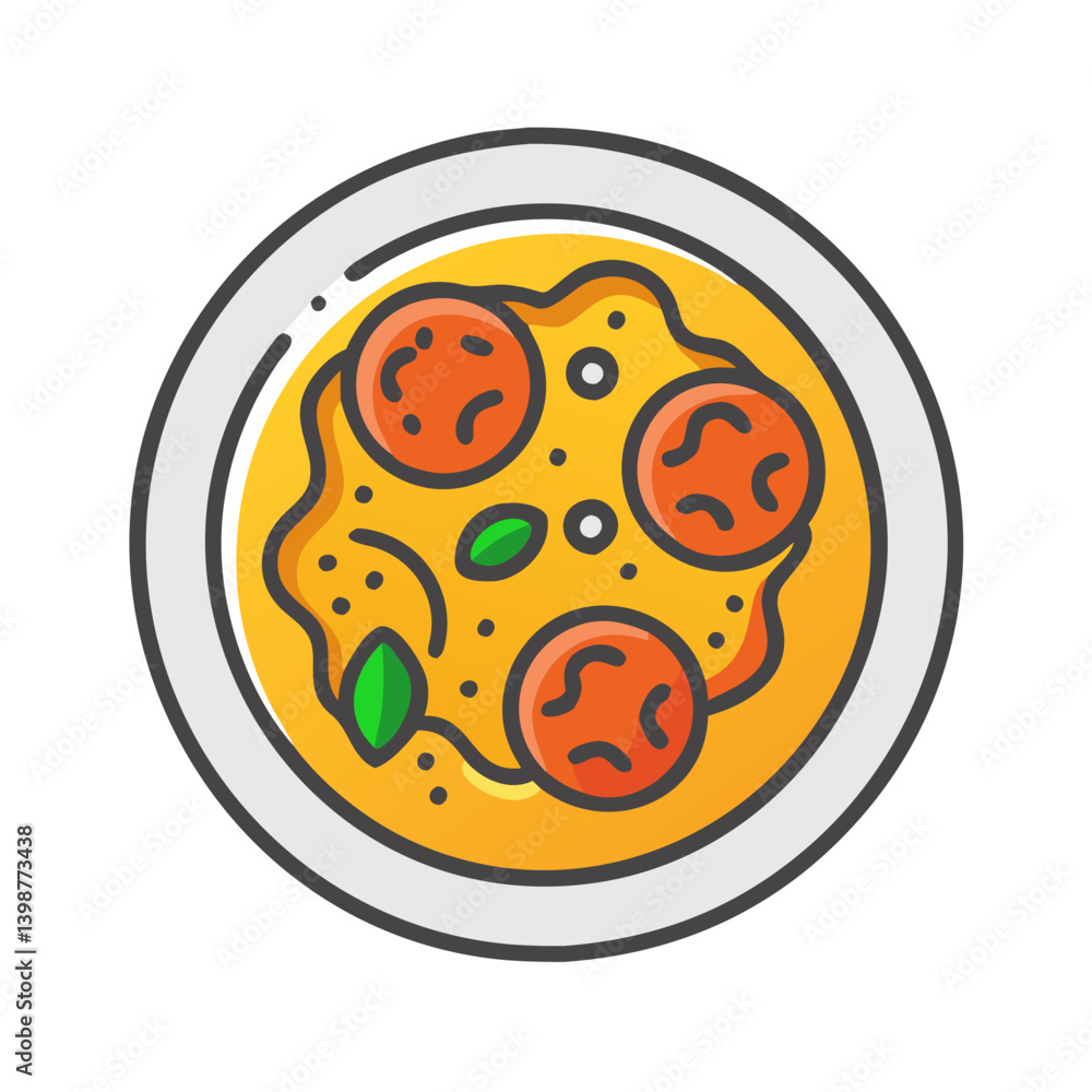 Fototapeta premium Delicious Malaysian Chicken Curry for Family Meals