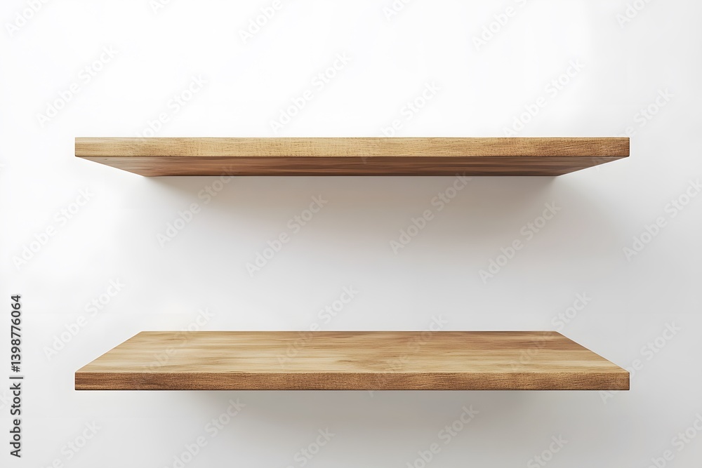 Floating Wooden Wall Shelves with Minimalist Design Floating Wooden Wall Shelves with Minimalist Design