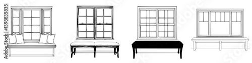 Exploration of various window seat designs showcasing unique styles and functionalities for home interiors