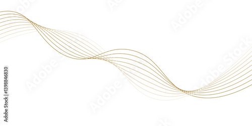 Dynamic gradient colorful flowing wave design element. Abstract wavy lines gradient vector line blend element.. smooth element swoosh speed wave line vector background, smooth and soft Wave flowing li