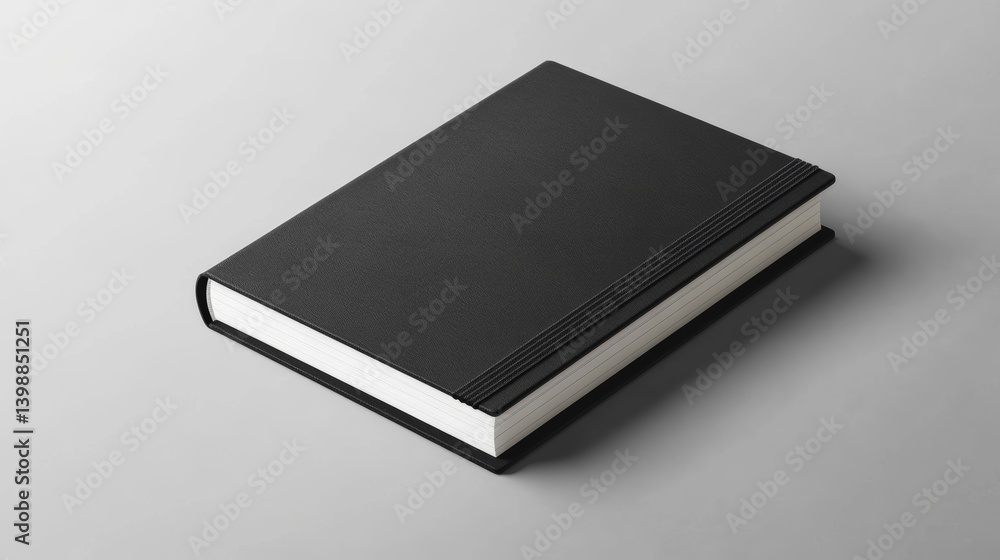 A stylish notebook mockup. It's hardcover, textured, and perfect for sketching or journaling. The design is shown with a white band against a gray background.
A stylish notebook mockup. It's hardcover, textured, and perfect for sketching or journaling. The design is shown with a white band against a gray background.