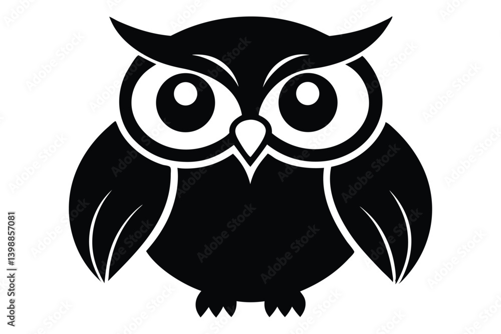 Obraz premium owl silhouette clipart