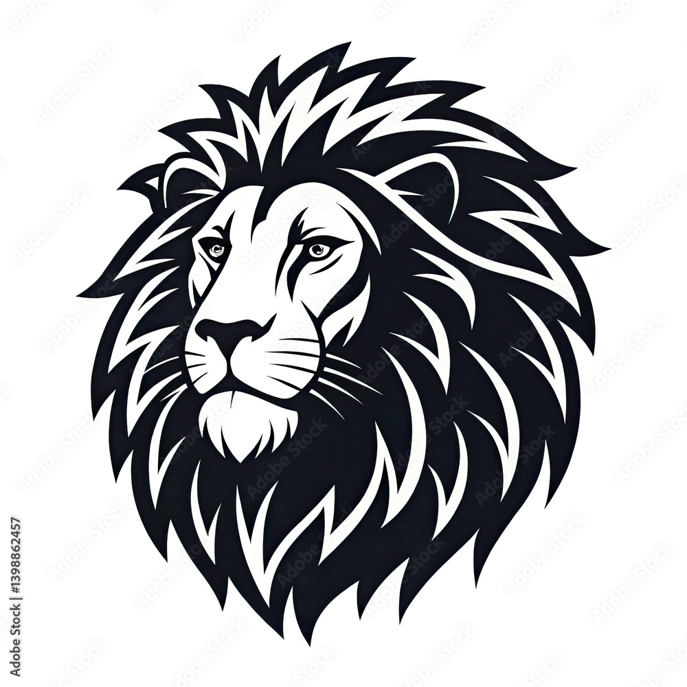 Obraz premium lion vector illustration
