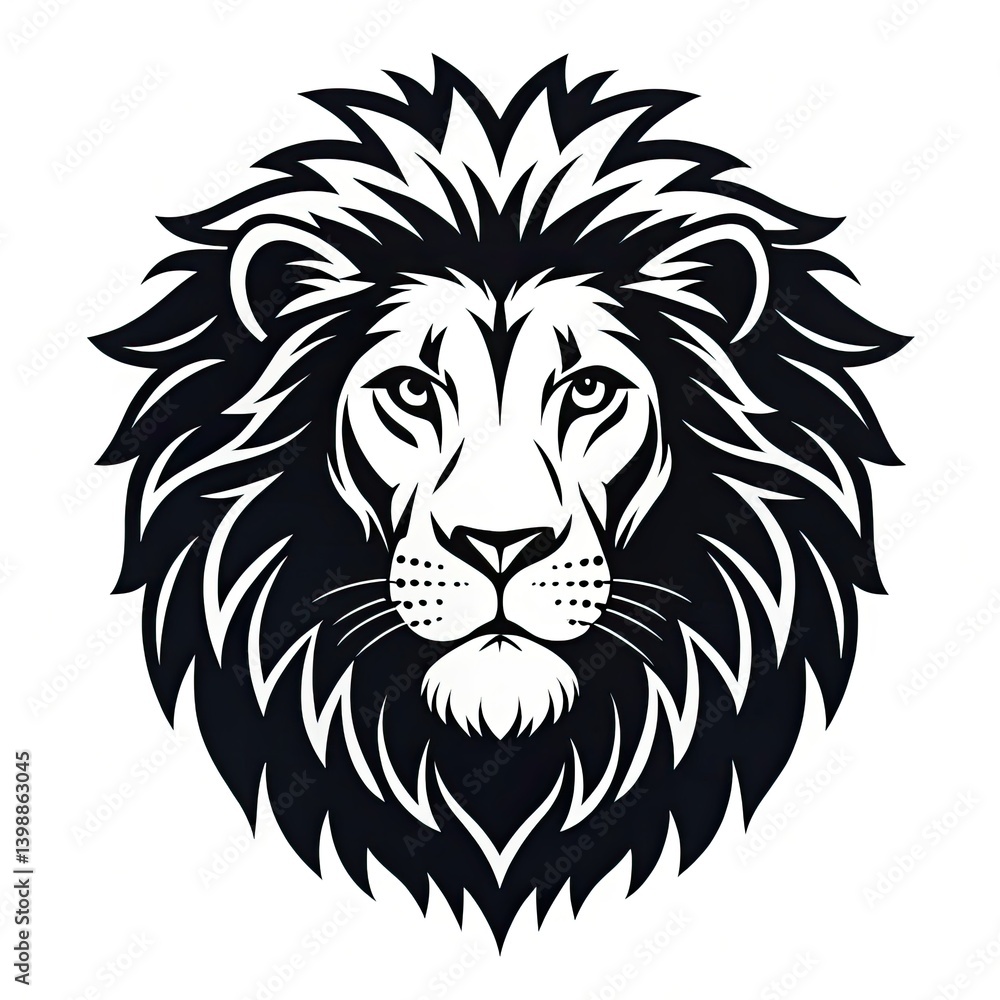 Obraz premium lion vector illustration