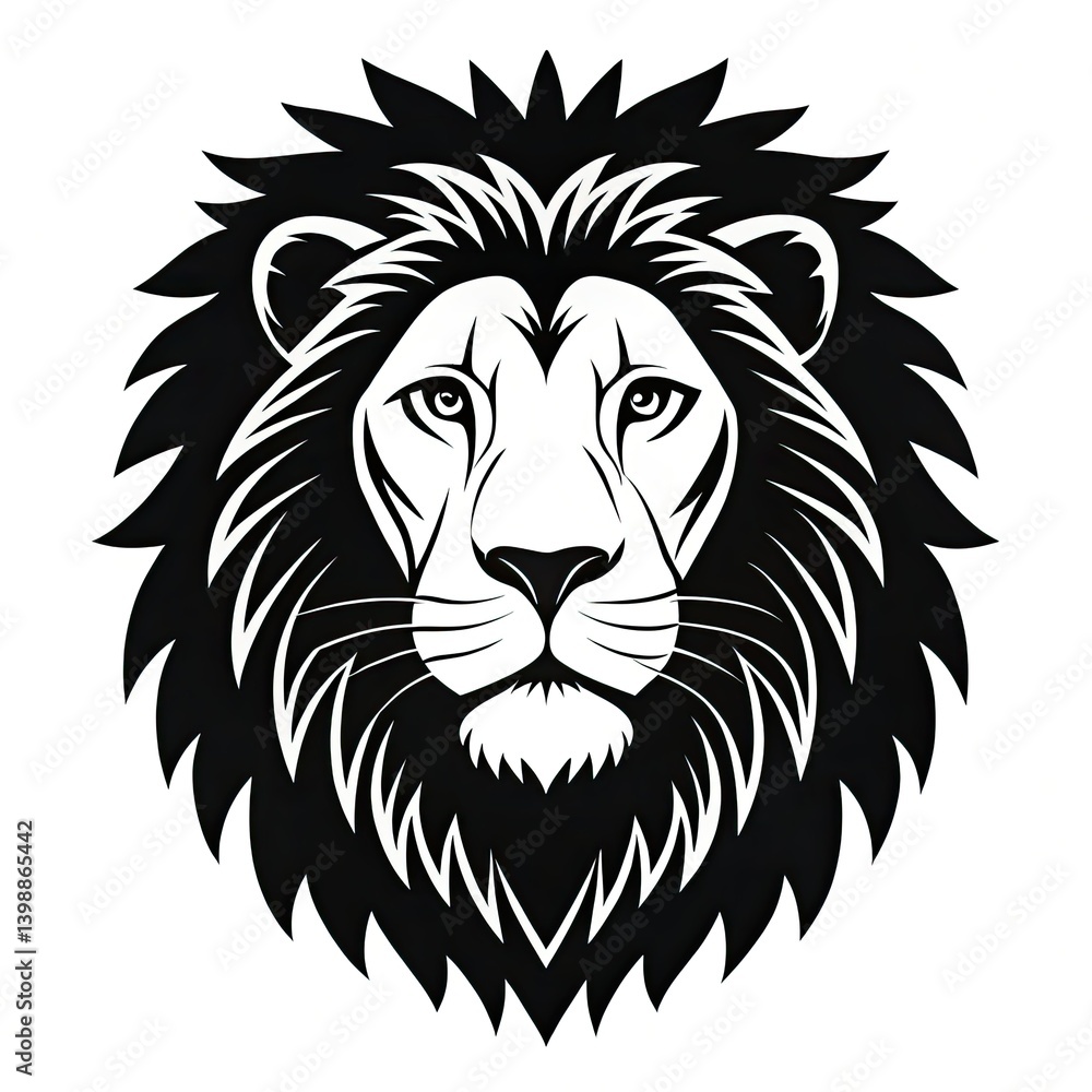 Obraz premium lion vector illustration