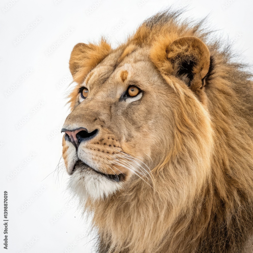 Fototapeta premium portrait of a male lion