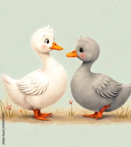 duck and ducklings