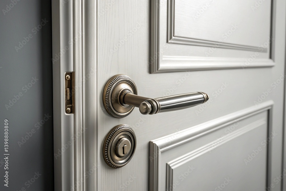 Obraz premium door handle and lock