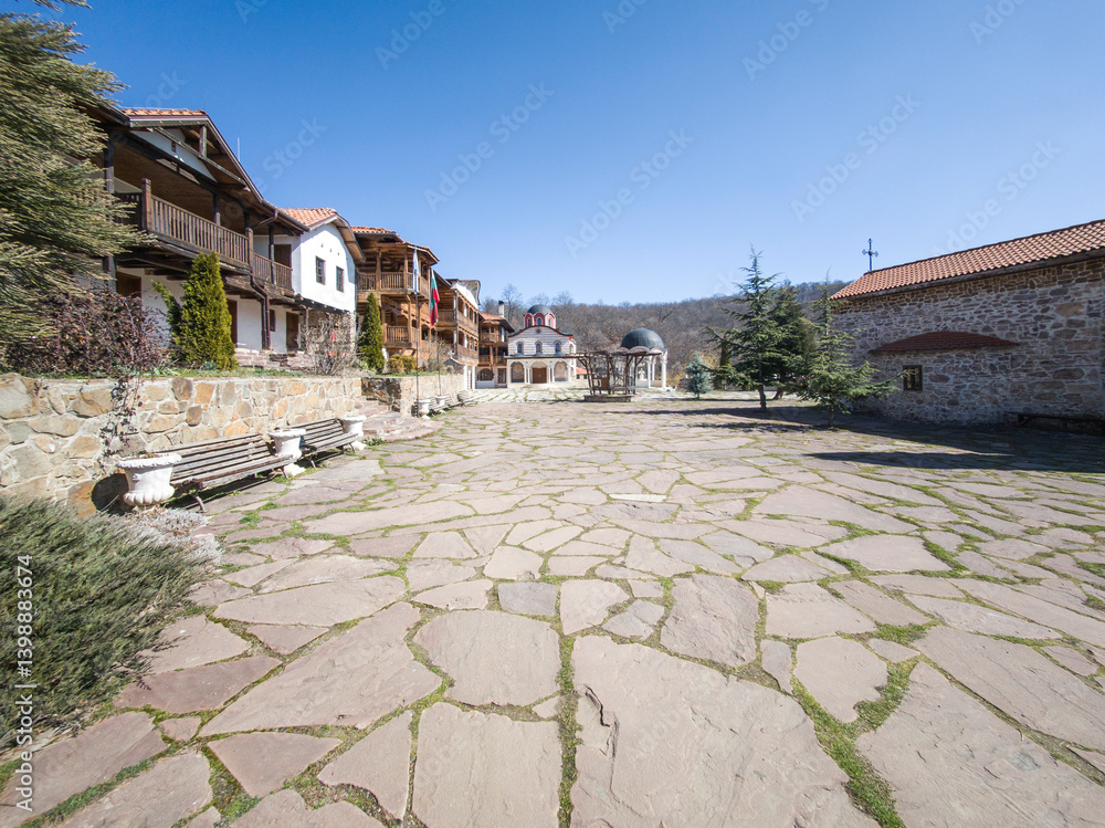 Medieval Tsarnogorski (Gigintsi) monastery, Bulgaria